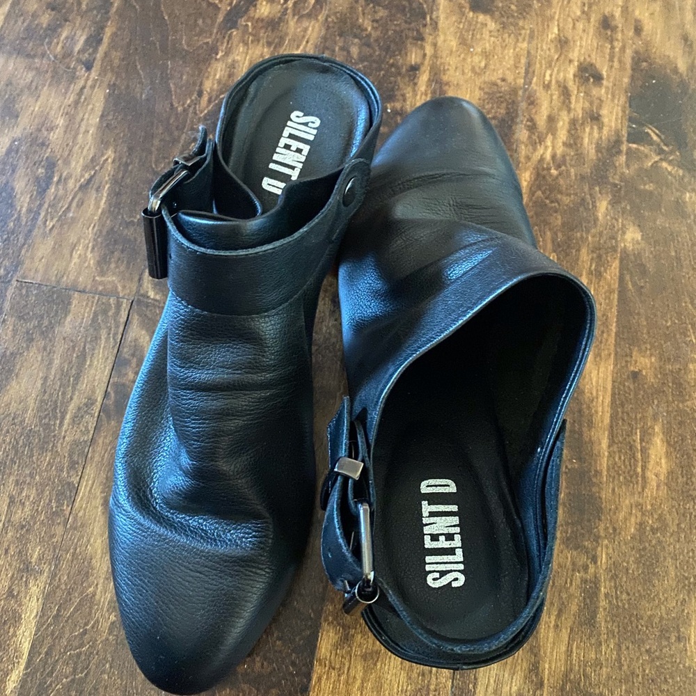 Anthropologie Silent D Mules Black Size40 - never worn